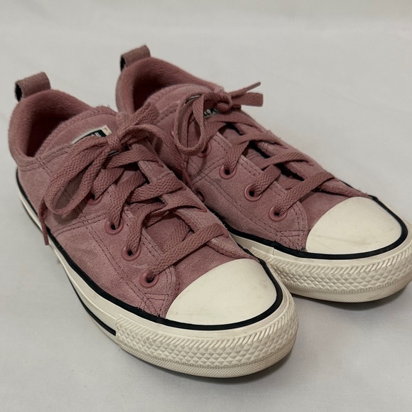 Converse All Star Dusty Pink suede Sneakers - Picture 1 of 11